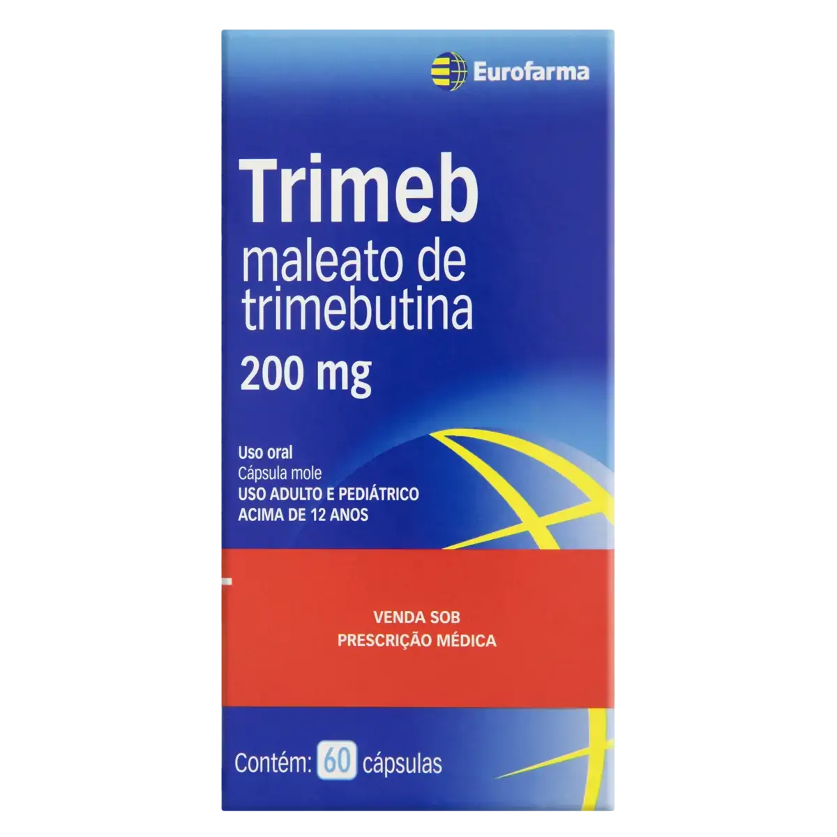 Trimeb 200mg Eurofarma Caixa 60 Cápsulas