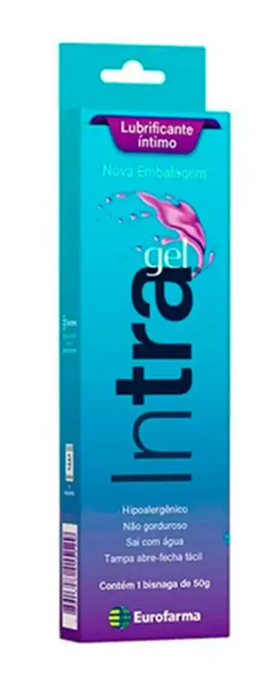 Gel Lubrificante íntimo Intra Caixa 50g
