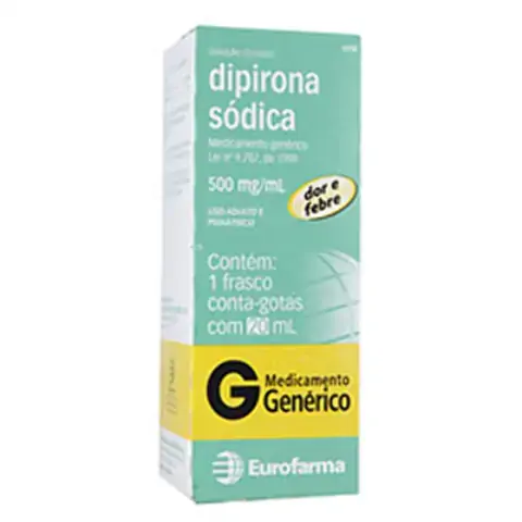 Dipirona Sodica 500mg Euro