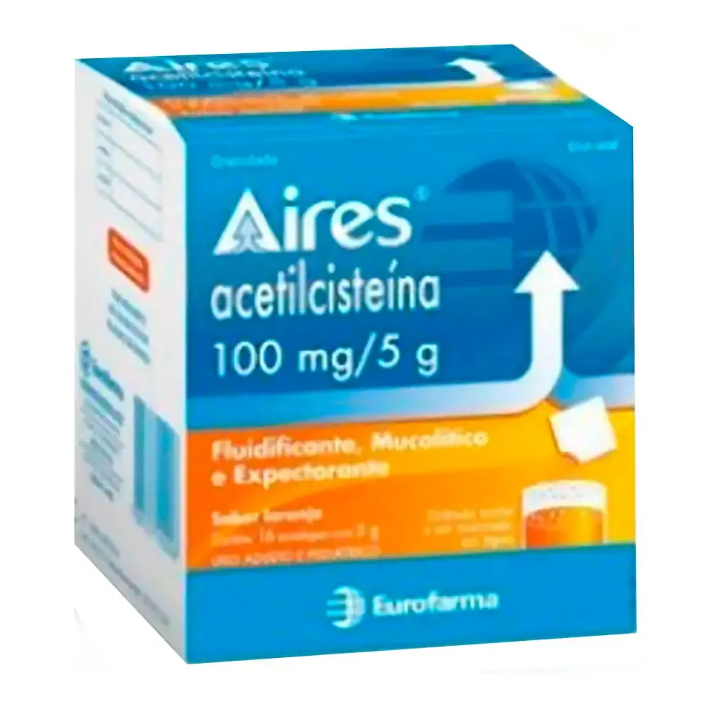 Aires Sabor Laranja 100 Mg/g 16 Envelopes 5 G Eurofarma Similar