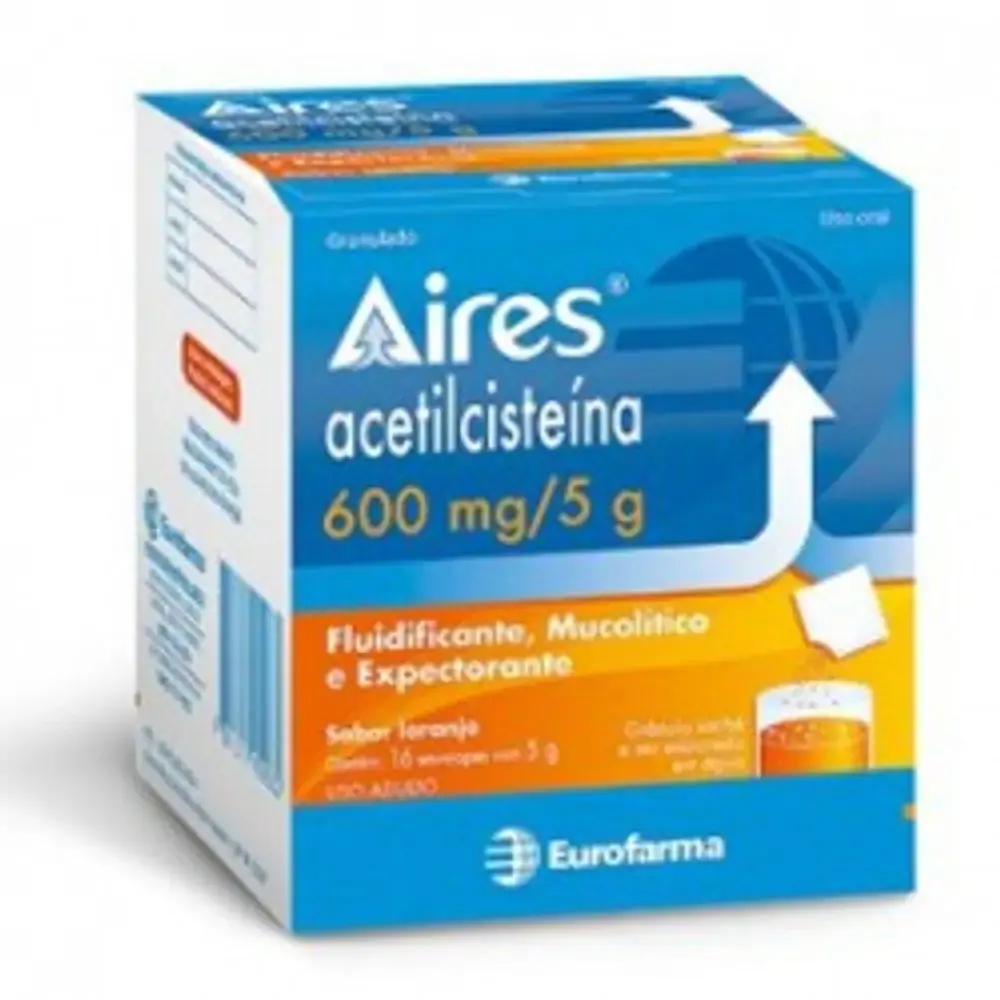 Aires Sabor Laranja 600 Mg/g 16 Envelopes 5 G Eurofarma Similar