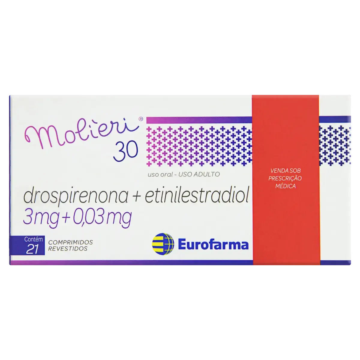 Molièri 30 Eurofarma Caixa 21 Comprimidos Revestidos
