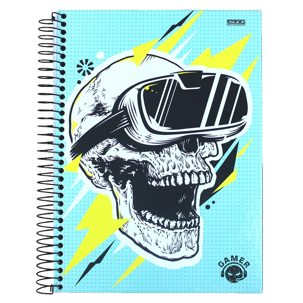 Caderno Sd Atr/amar 200f 10x1