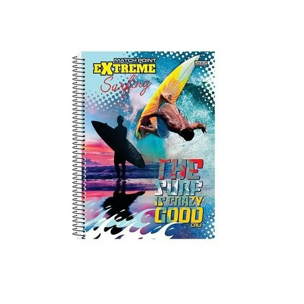 Caderno Match Point 10mt 200 Folhas