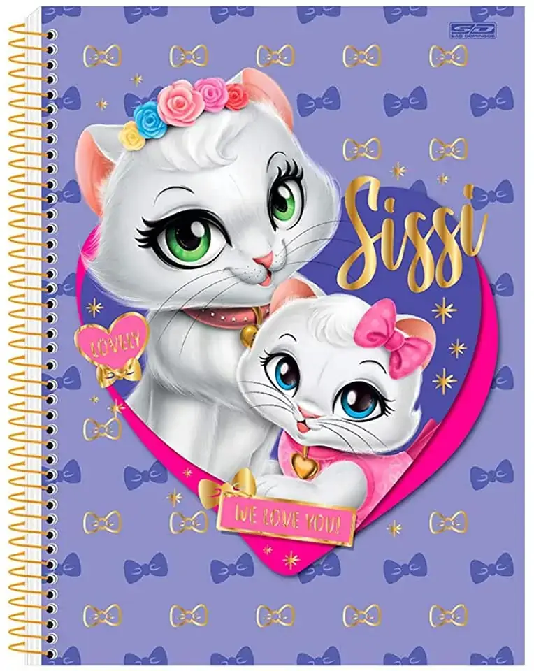 Caderno Sissi 15mat 300f Sao Domingos