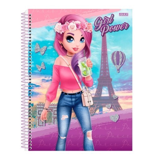 Caderno Sao Domingo Girl Power Univ.10m 200f