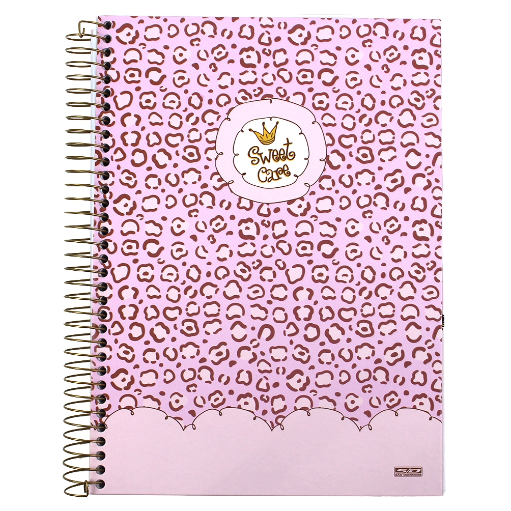 Caderno Univ Cd 10m 200fls Sweet Care 3918 Sao Domingos