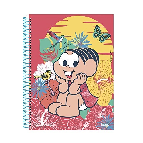 Caderno Turma Da Monica Espiral 96 Flhs