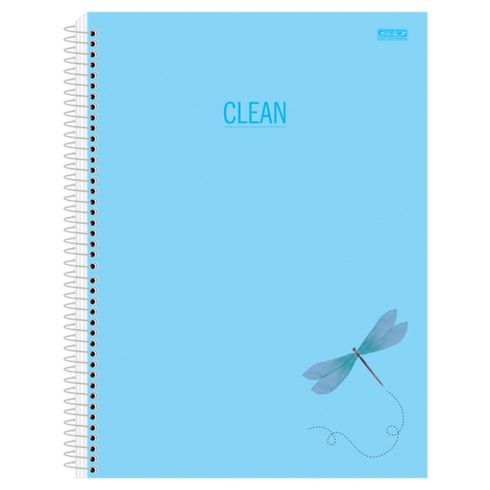 Caderno Univ Capa Dura 10m Esp Sd 200f Clean R385