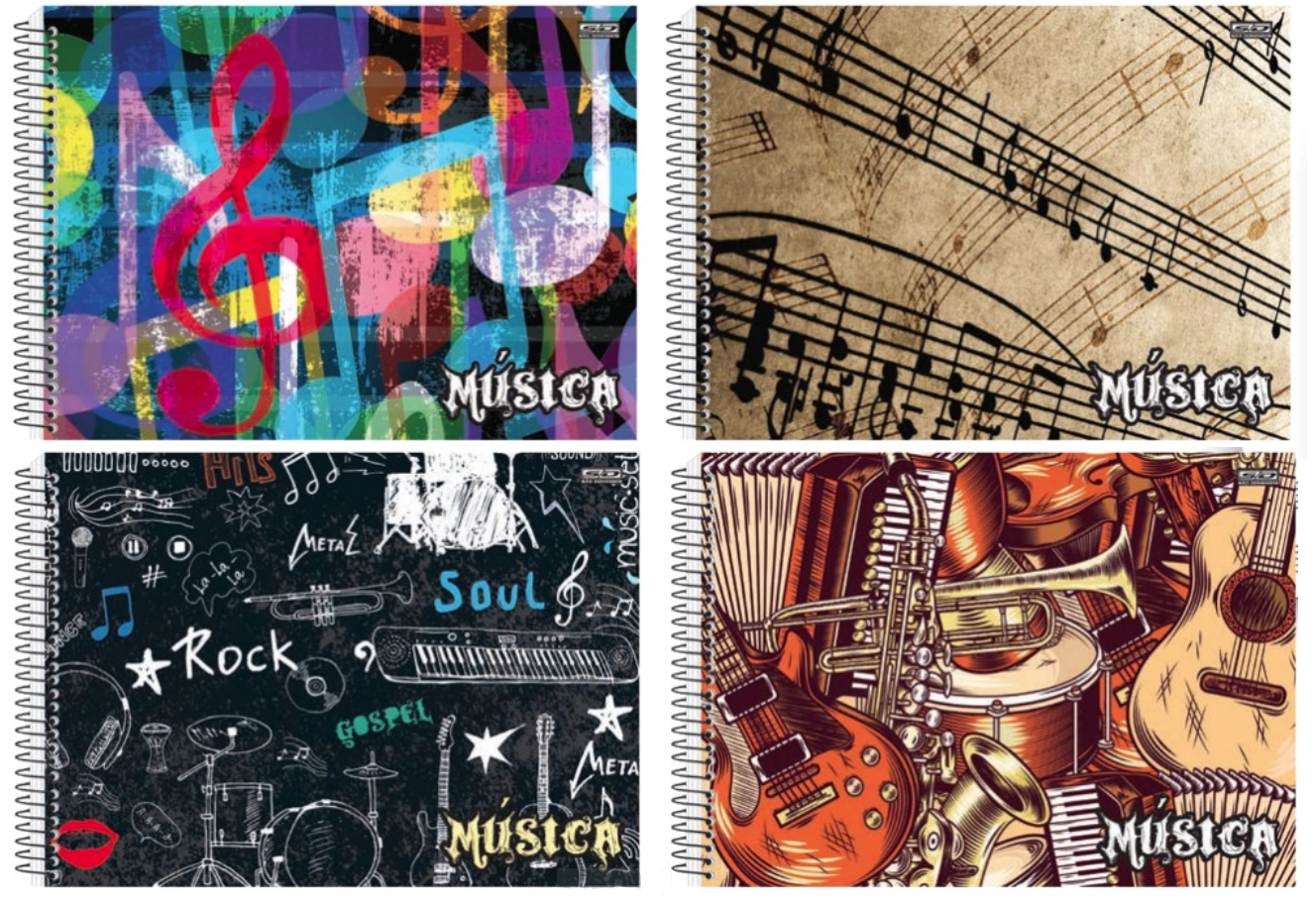 Caderno Musica 40 Fls Reval