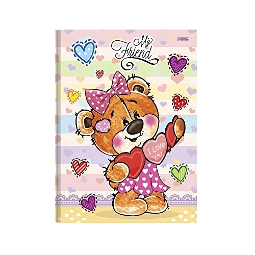 Caderno Cost. Capa Dura My Friend 96 Fls
