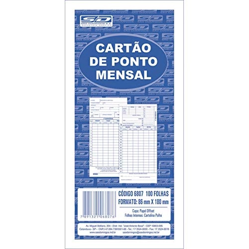 Cartao Ponto Palha C/100 6807 S Domingos