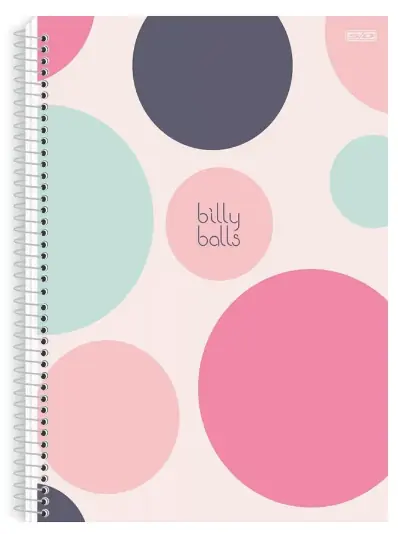 Caderno Univ Cd Sd Inovacoes 10mt 160f Billy Balls