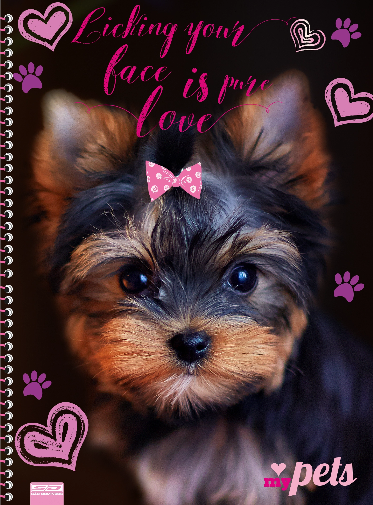 Caderno Esp Univ Cd 1m 80f My Pets 10876 Sao Domingos