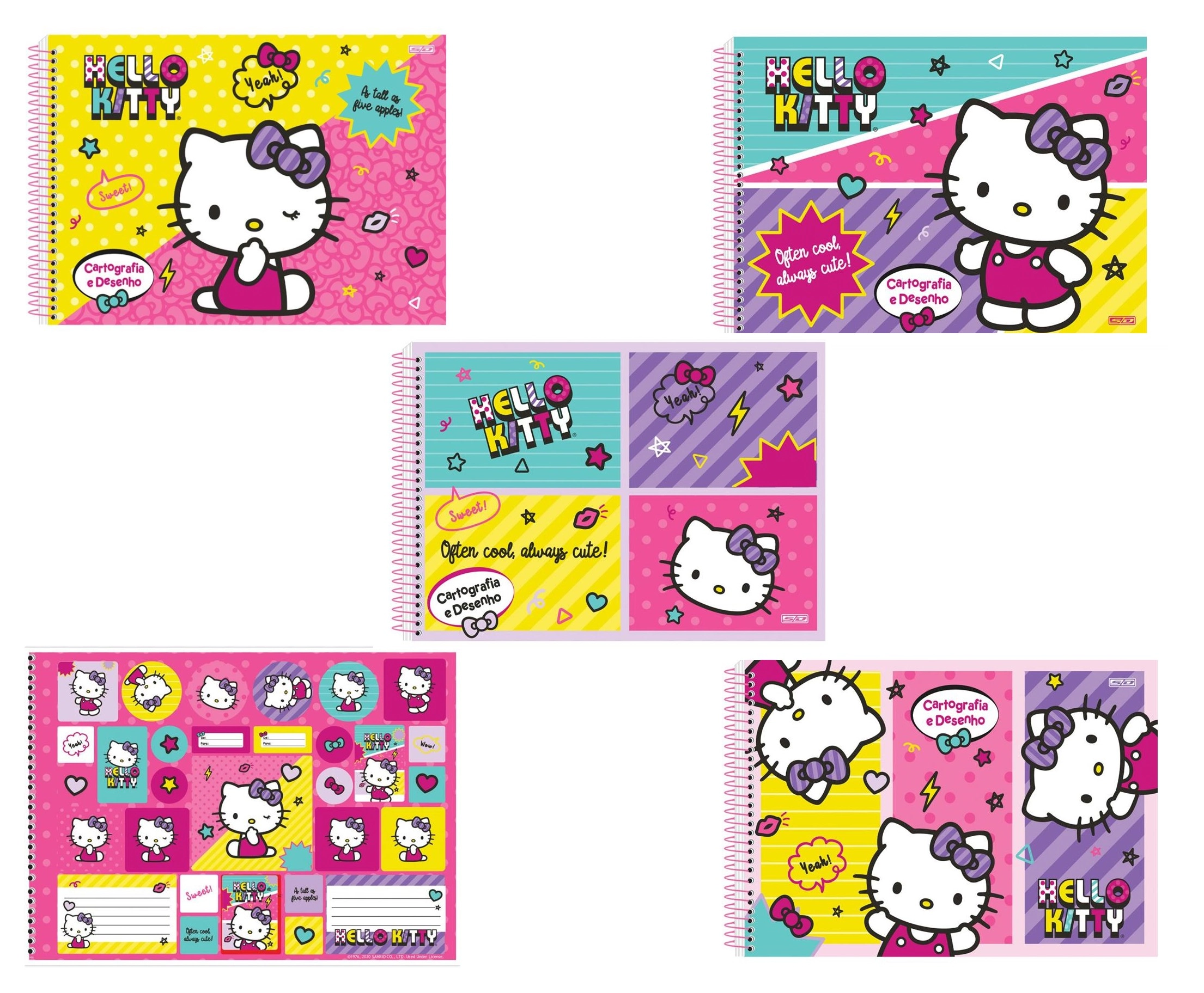 Caderno Sao Domingos Cd Univ Des Hello Kitty 233221r