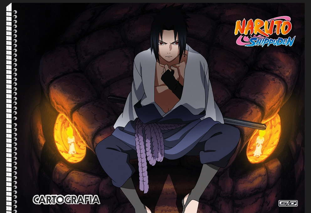 Caderno Cartografia Cd Esp 60 Fl Sd Naruto
