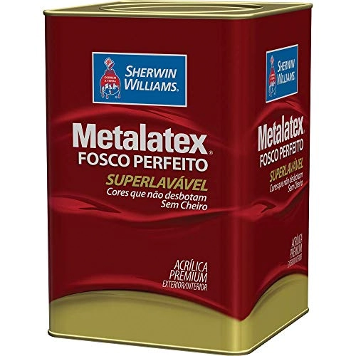 Tinta Acrílica Premium Fosca Metalatex Fosco Perfeito Branco 18 Litros