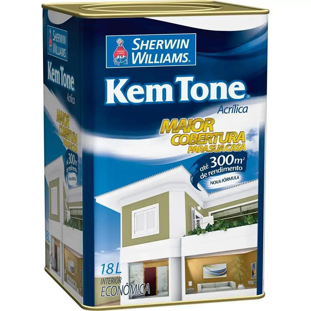 Tinta Kemtone Vinil Acrílica Branco 18 Litros
