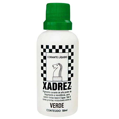 Corante Xadrez Verde Para Tinta 50ml Xadrez