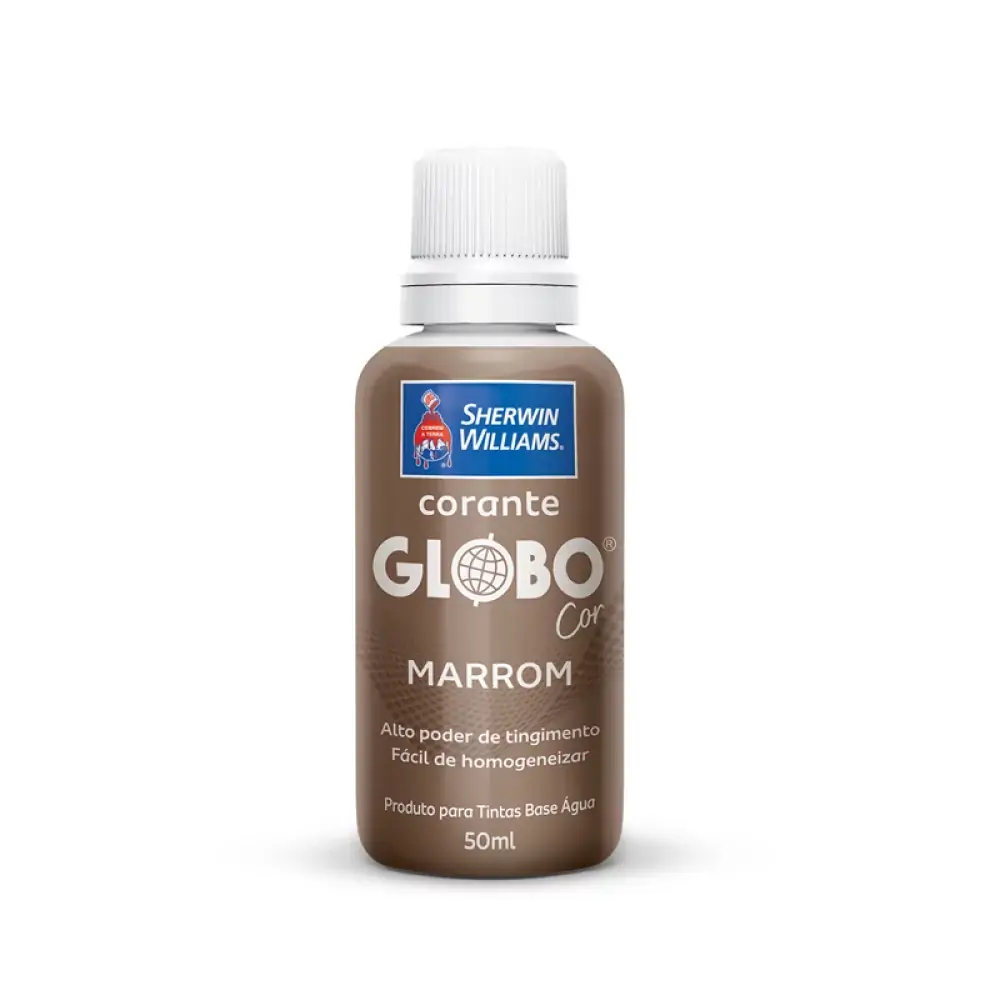 Corante Liquido 50ml Globo Marrom