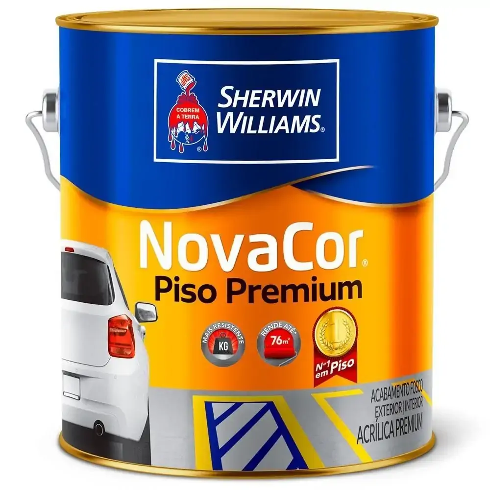 Tinta Acrílica Novacor Piso Mais Resistente Premium - Azul