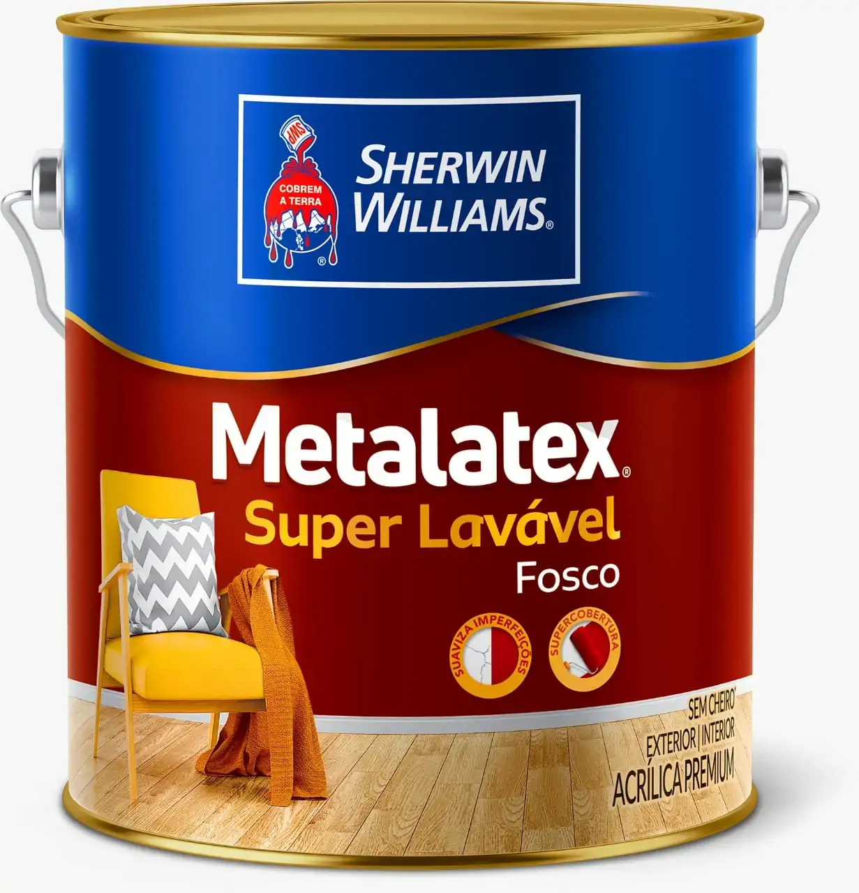 Color Metalatex Acr Fosco Base Xy Gl . .