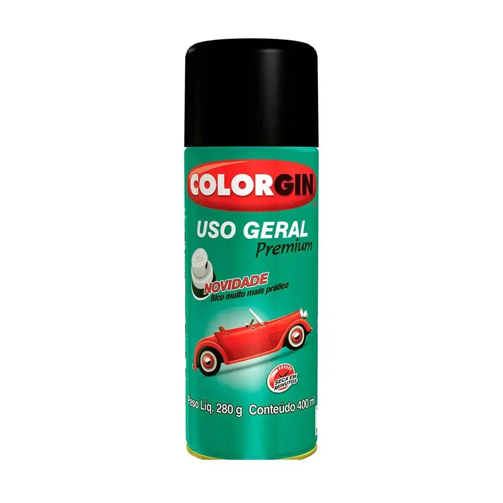 Tinta Spray Cz.400ml Uso Geral Fundo P/ Aluminio Colorgin