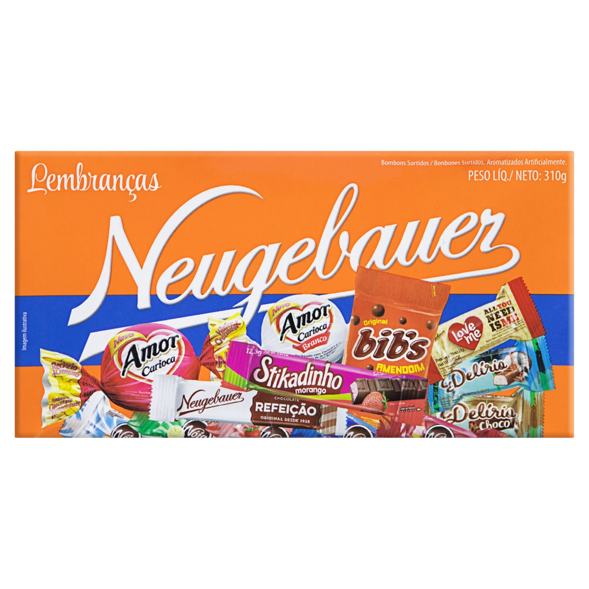 Bombom Sortido Neugebauer Lembranças Caixa 310g