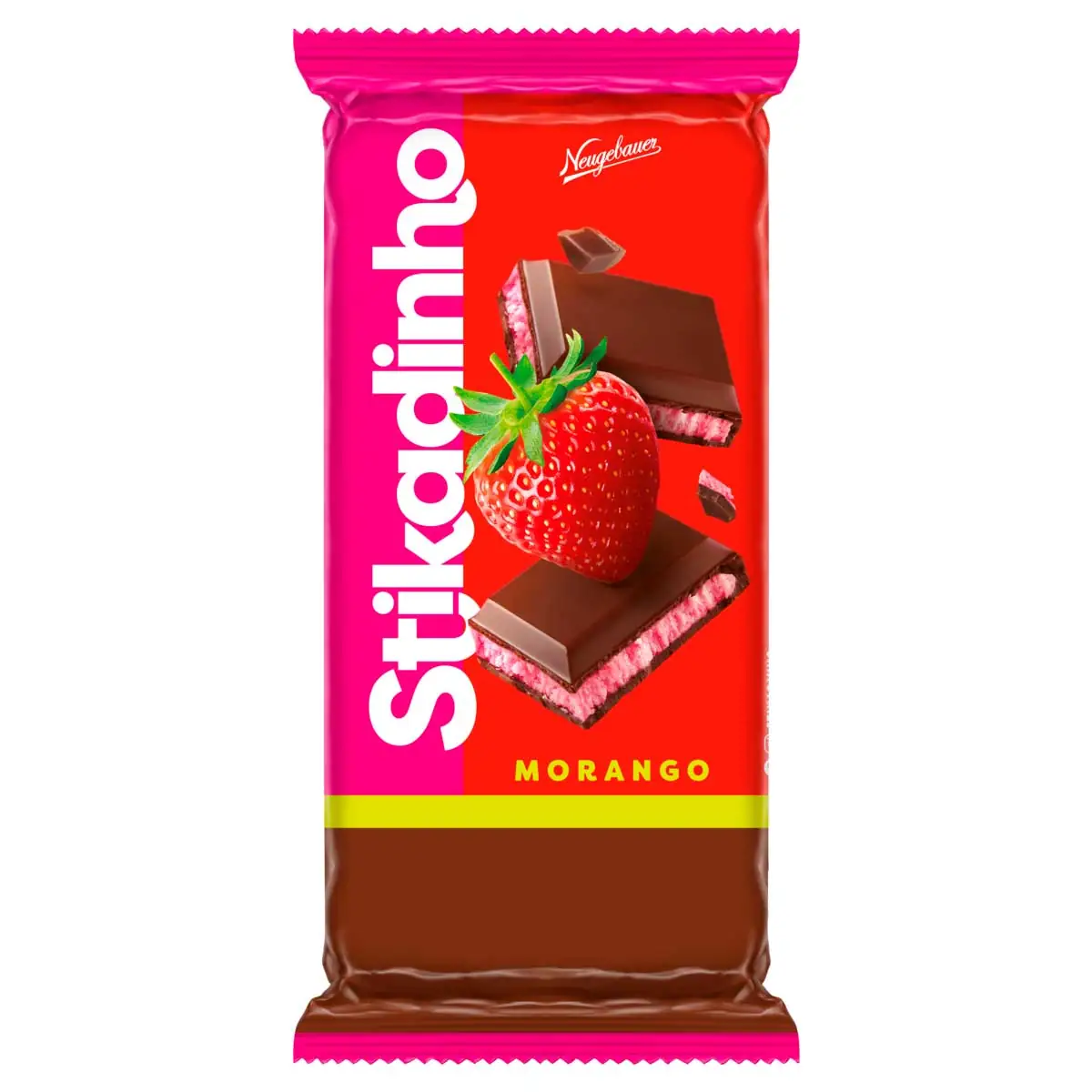 Chocolate Morango Stikadinho 70g