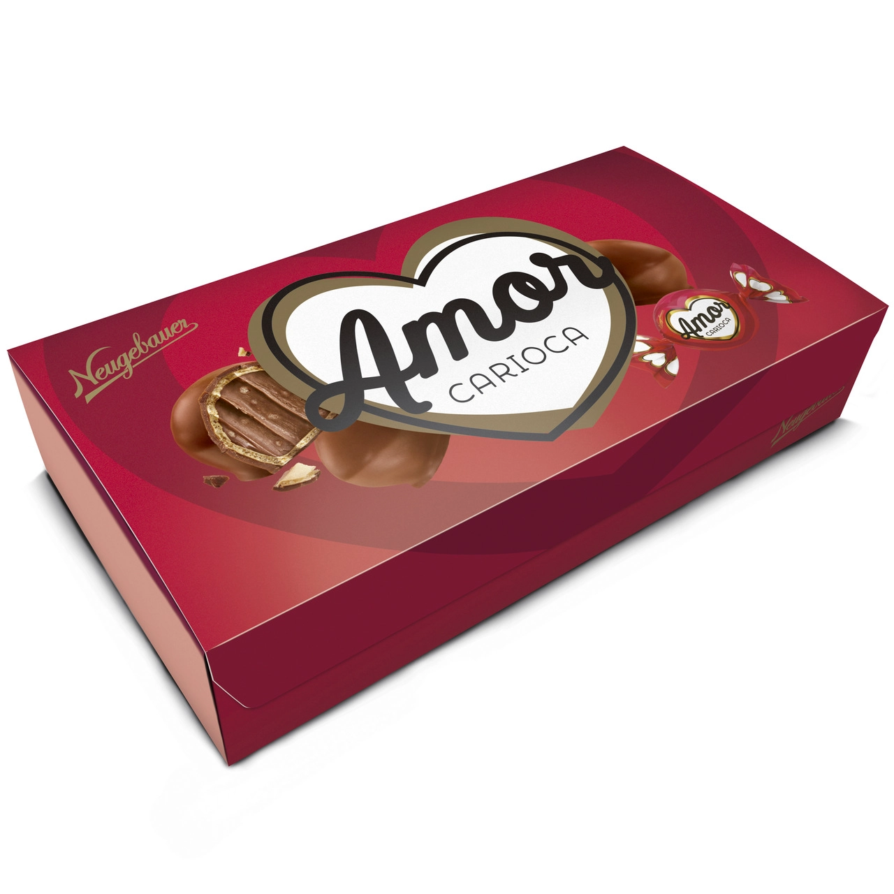 Bombom Com Recheio De Castanha De Caju Neugebauer Amor Carioca Caixa 200g