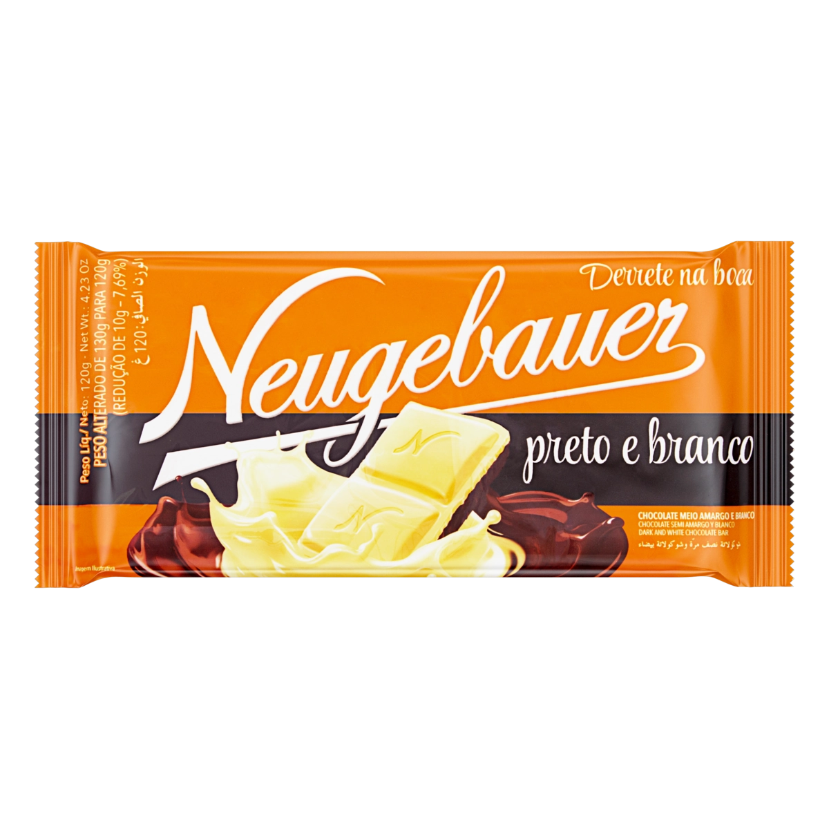 Chocolate Branco E Meio Amargo Neugebauer Pacote 120g