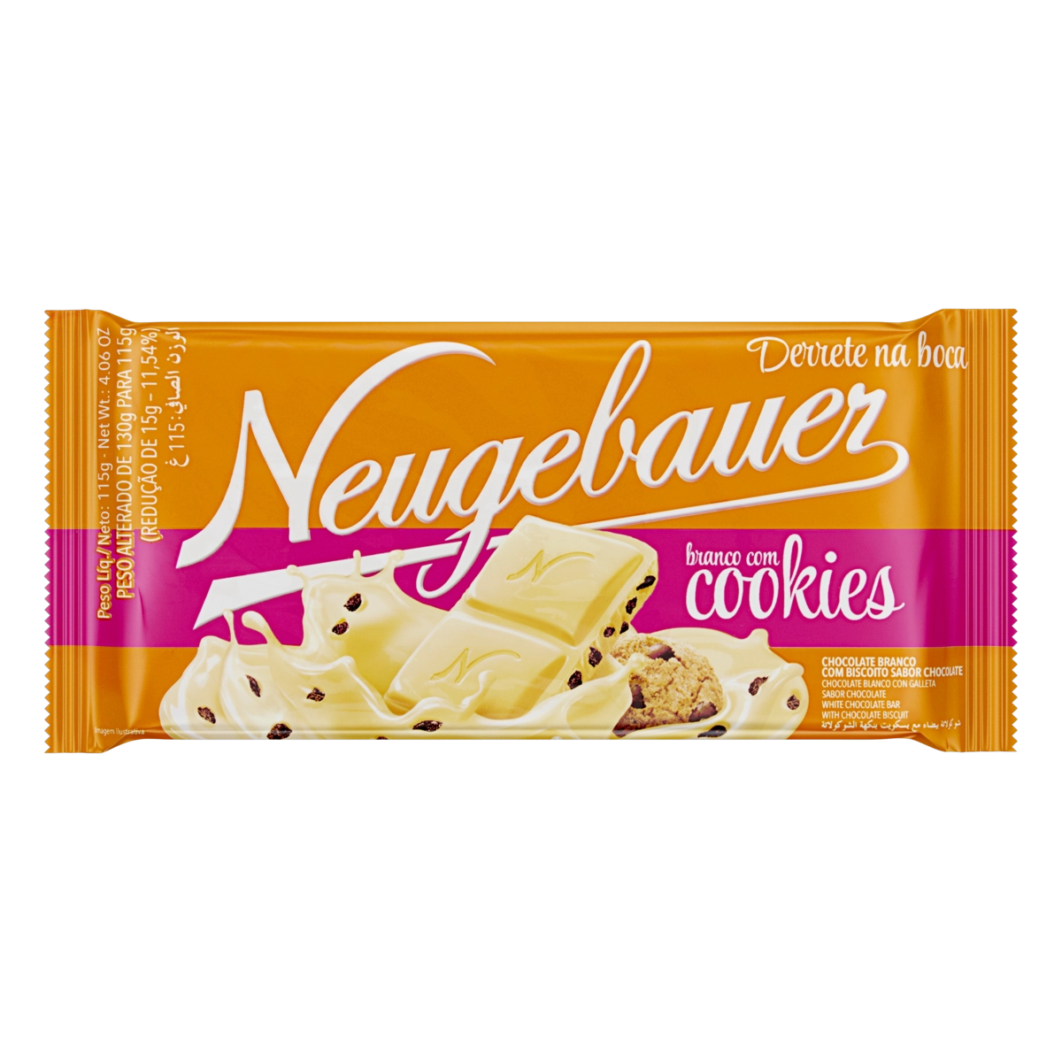 Chocolate Branco Com Cookies Neugebauer Pacote 115g