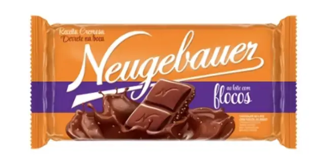 Chocolate Ao Leite Com Flocos De Arroz Neugebauer Pacote 95g