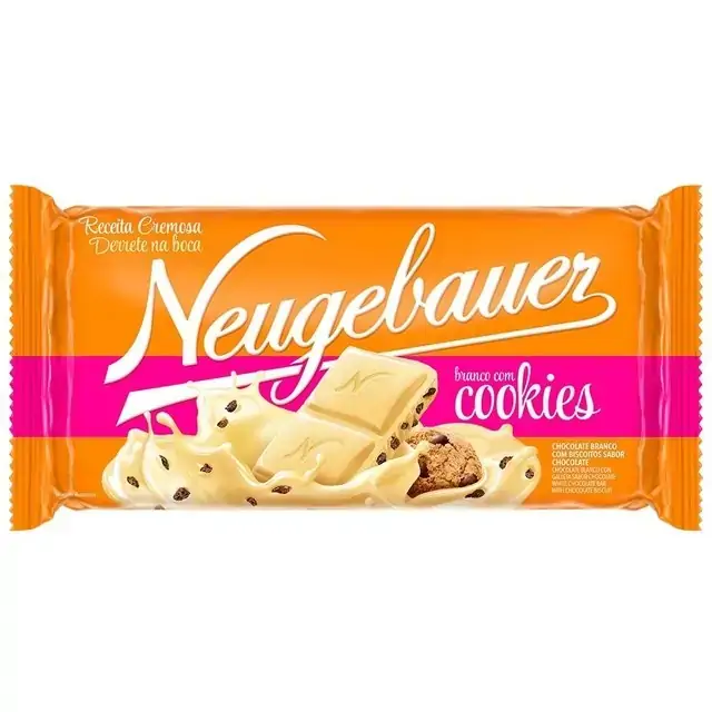 Chocolate Branco Com Cookies De Chocolate Neugebauer Pacote 95g