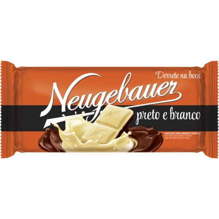 Chocolate Barra Neugebauer 100g Preto E Branco
