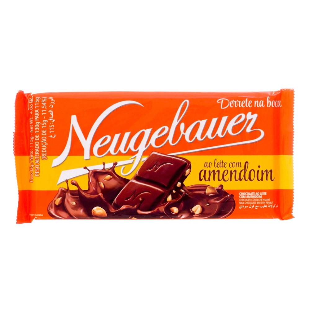 Chocolate Barra Neugebauer 90g Amendoim