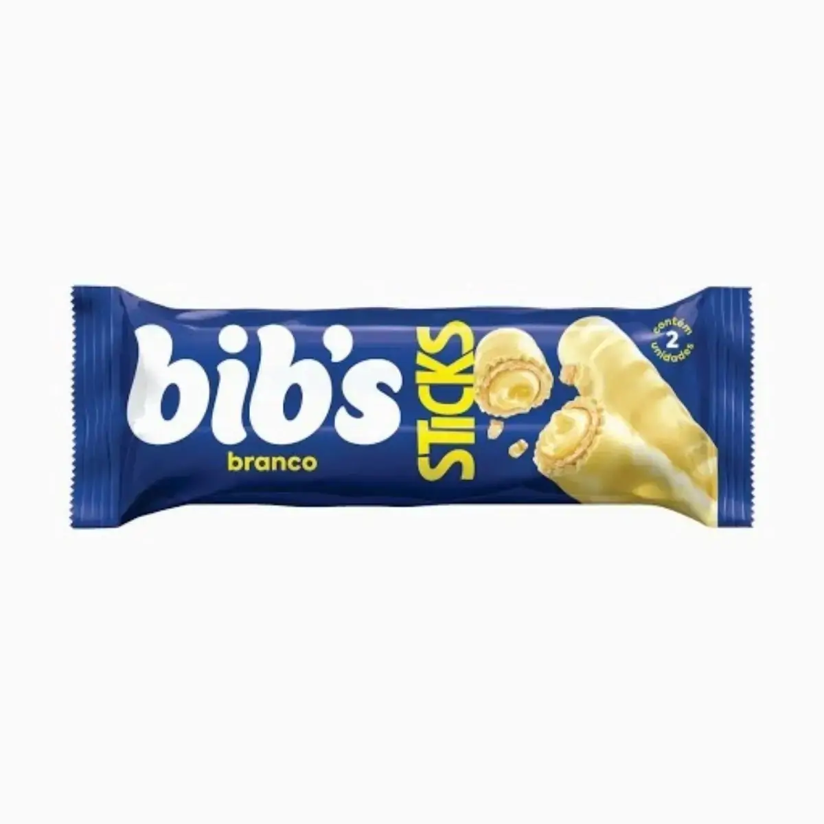 Chocolate Bibs Sticks Branco 32G