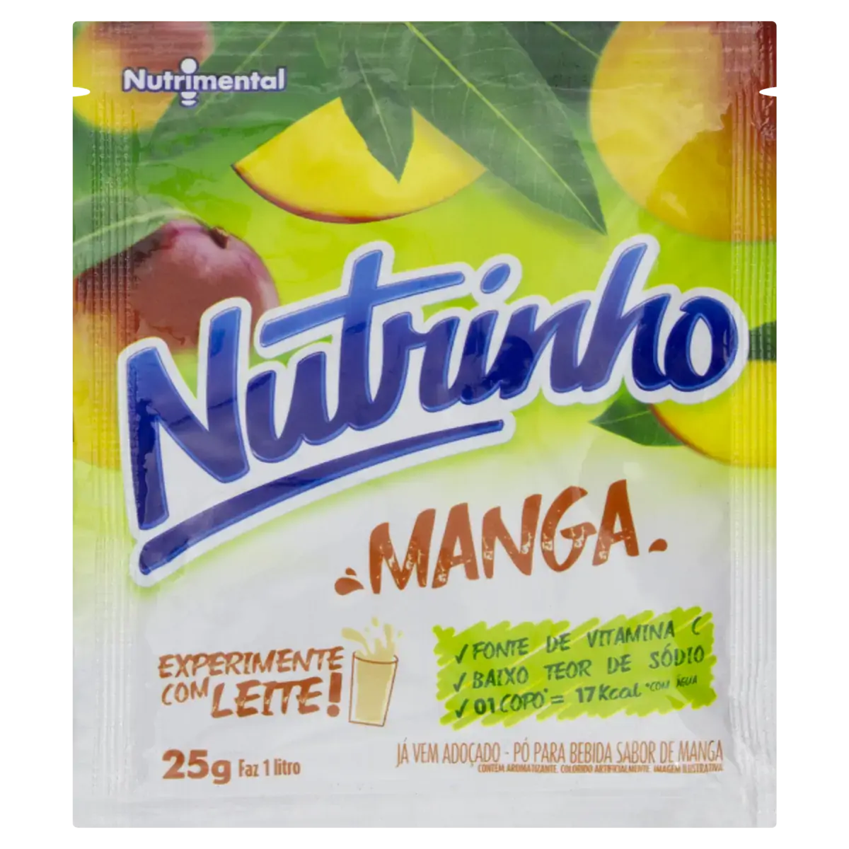 Refresco Em Pó Manga Nutrinho Pacote 20g