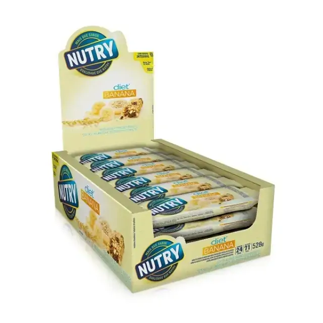Barra De Cereais Nutry Diet Banana C/24 Nutrimental