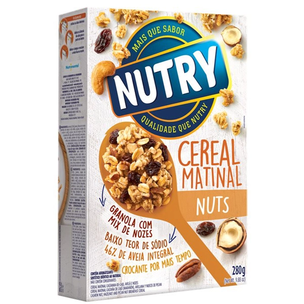 Cereal Matinal Nuts Nutry 280g