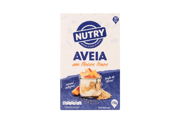 Aveia Em Flocos Finos Nutry Caixa 170g