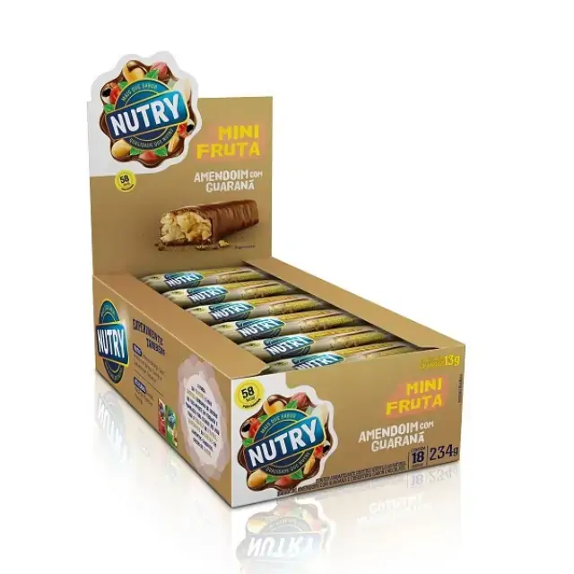 Mini Barrinha Nuts De Amendoin Kayros