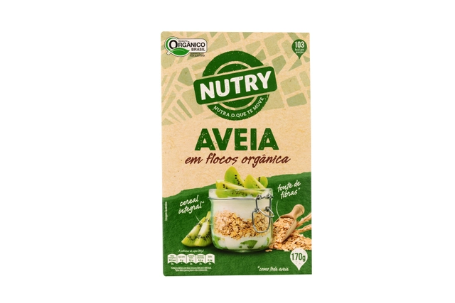Aveia Orgânica Em Flocos Nutry Caixa 170g