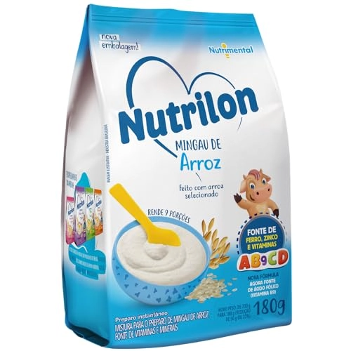 Mingau Arroz Nutrilon Pacote 180g
