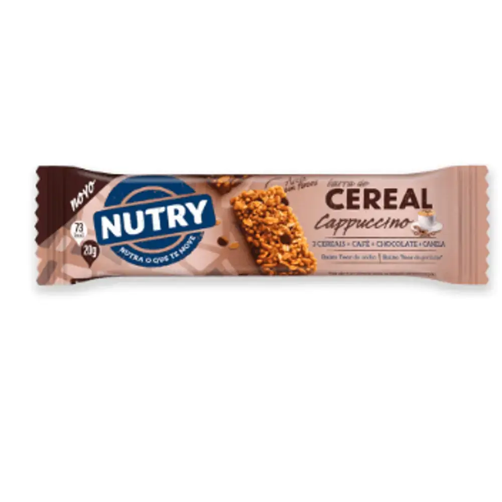 Barra De Cereal Cappuccino Nutry Pacote 20g