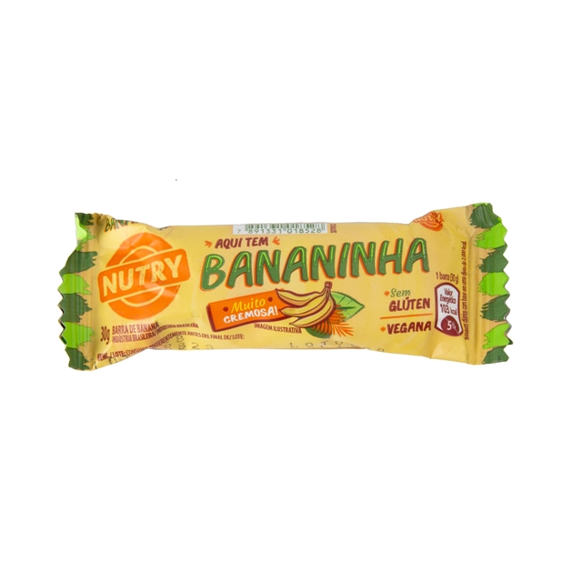 Barra De Banana Nutry Com Açúcar 30g
