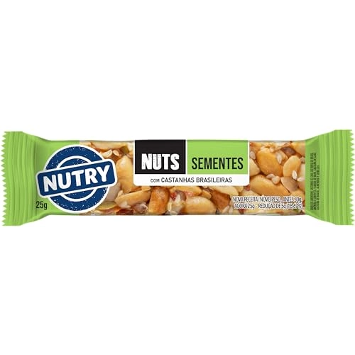 Barra De Nuts Sementes Nutry Pacote 25g