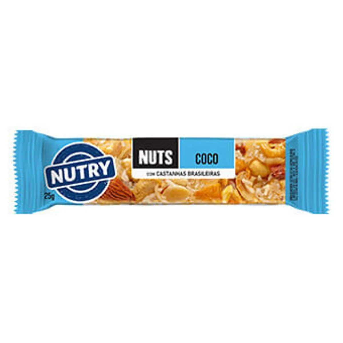 Barra De Nuts Coco Nutry Caixa 300g 12 Unidades