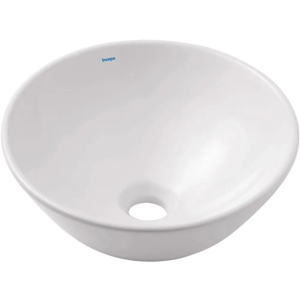 Cuba De Apoio Redonda Loft 35x35cm Branca