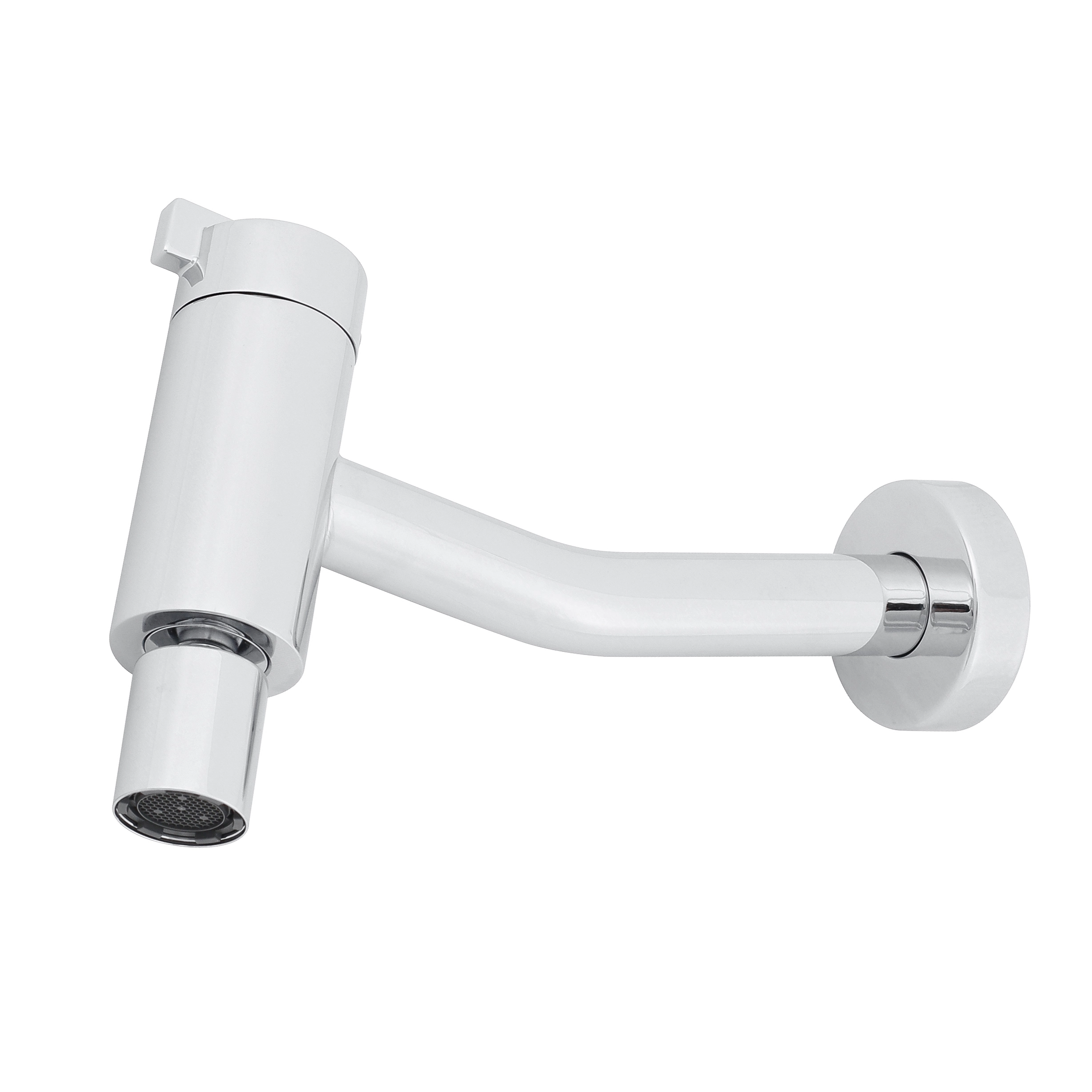 Torneira de Parede para Cozinha com Bica Reta Cromada Singles One Roca